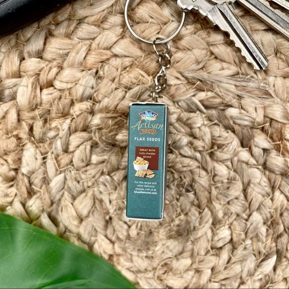 Artisan Nut-Thin Keychain | Handmade | Mini Brands | Quirky | Fun | NWOT - Picture 11 of 15